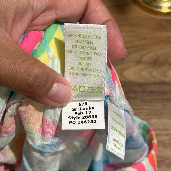 Lilly Pulitzer Size XS Sparkling Sands Bal Harbour Palazzo Pants Preppy Resort - Picture 5 of 6